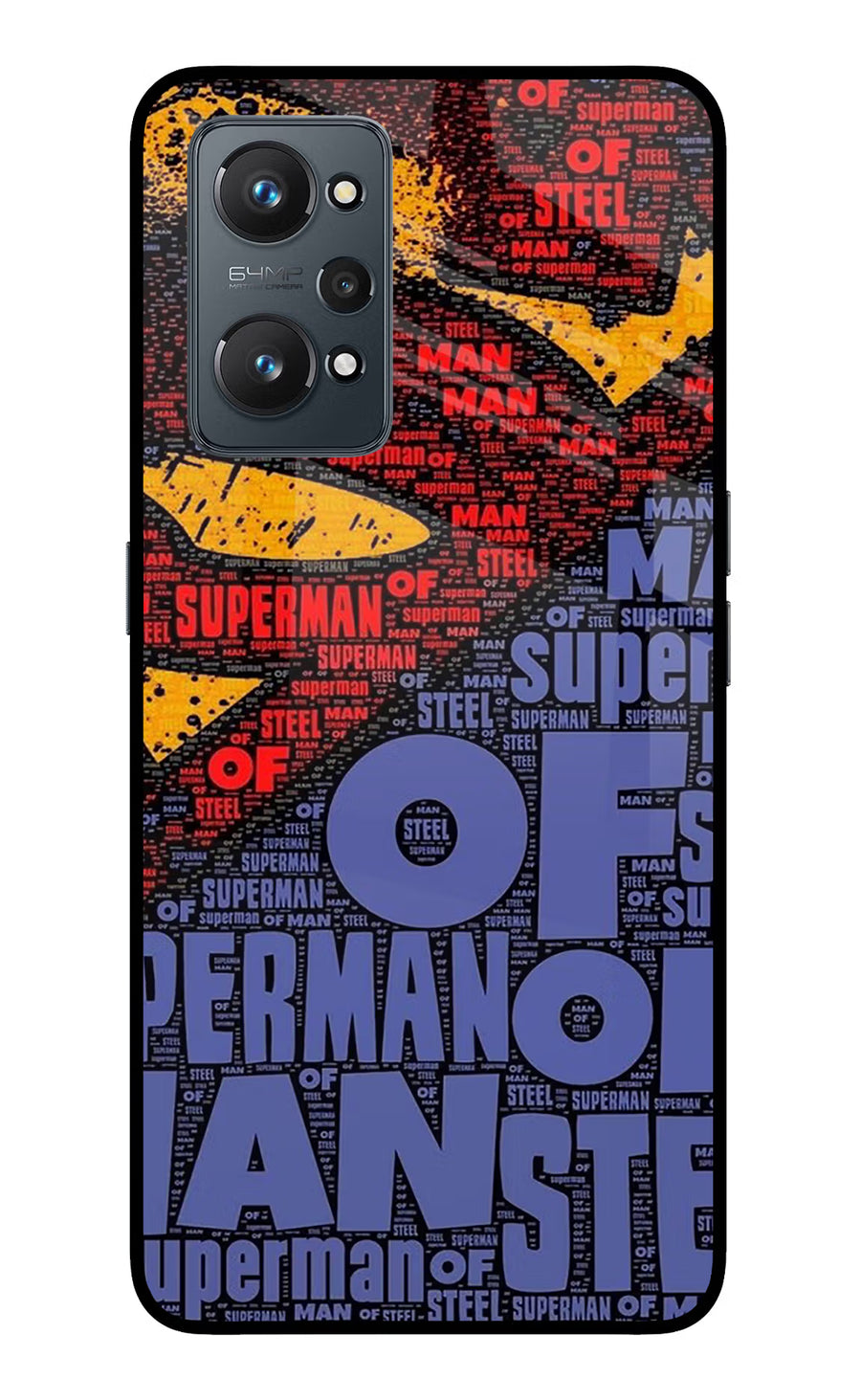 Superman Realme GT 2 5G Back Cover, Glass case
