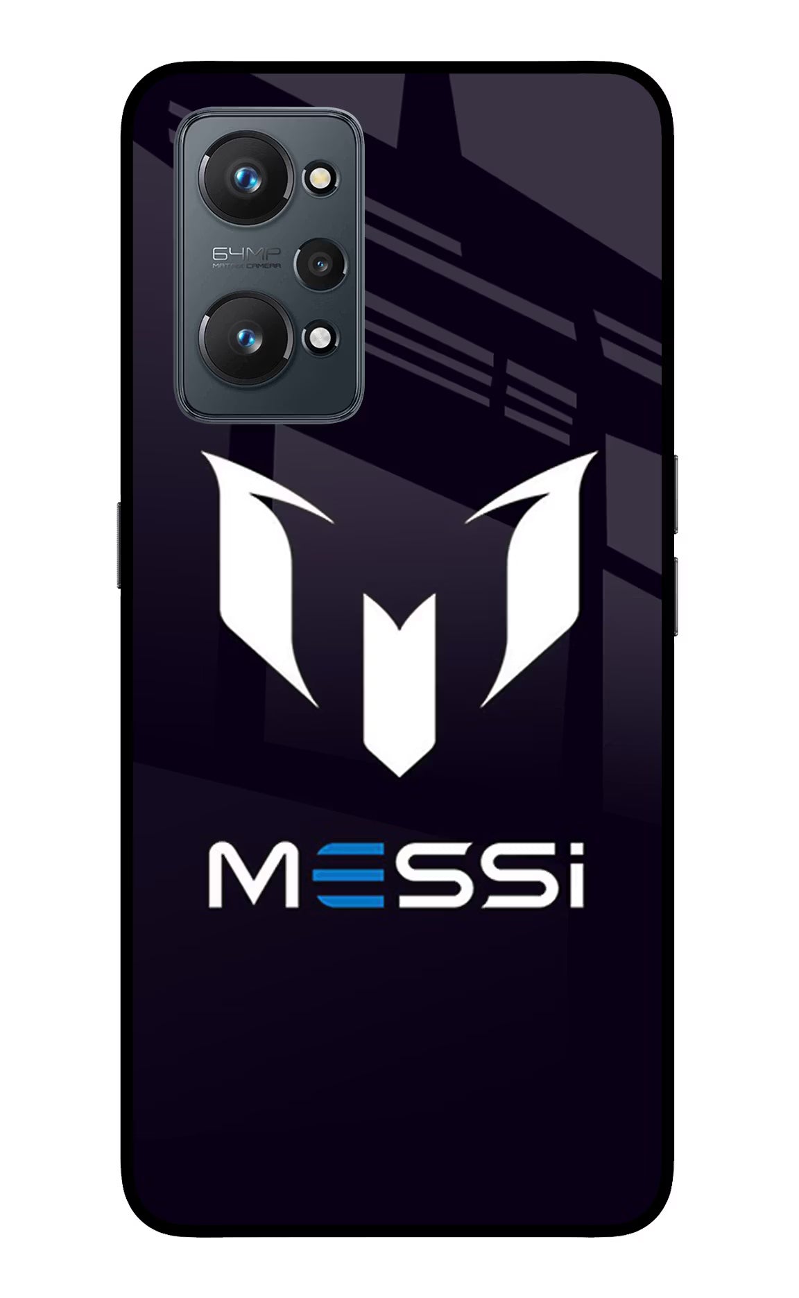Messi Logo Realme GT 2 5G Glass Case Back Cover by Casekaro