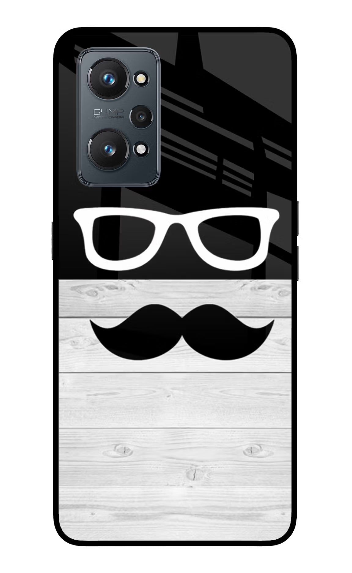 Mustache Realme GT 2 5G Glass Case Back Cover by Casekaro