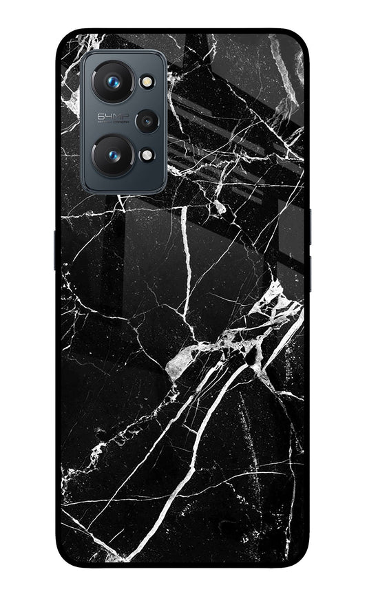 Black Marble Pattern Realme GT 2 5G Glass Case