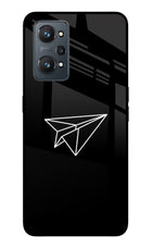 Paper Plane White Realme GT 2 5G Glass Case