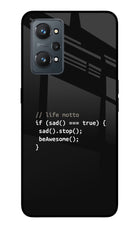 Life Motto Code Realme GT 2 5G Glass Case