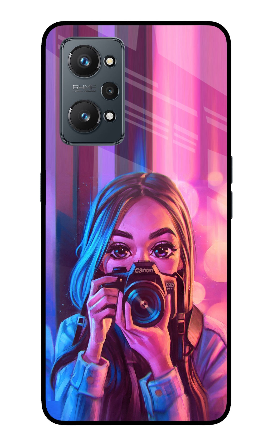 Girl Photographer Realme GT 2 5G Back Cover