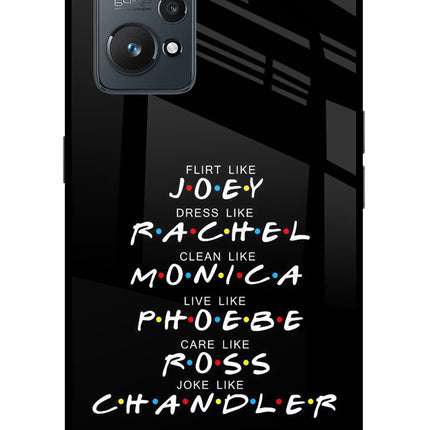 FRIENDS Character Realme GT 2 5G Glass Case