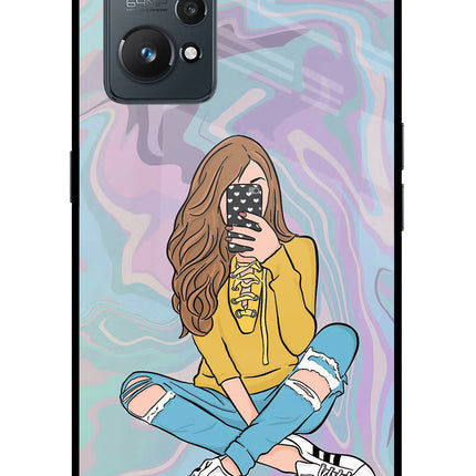 Selfie Girl Realme GT 2 5G Glass Case