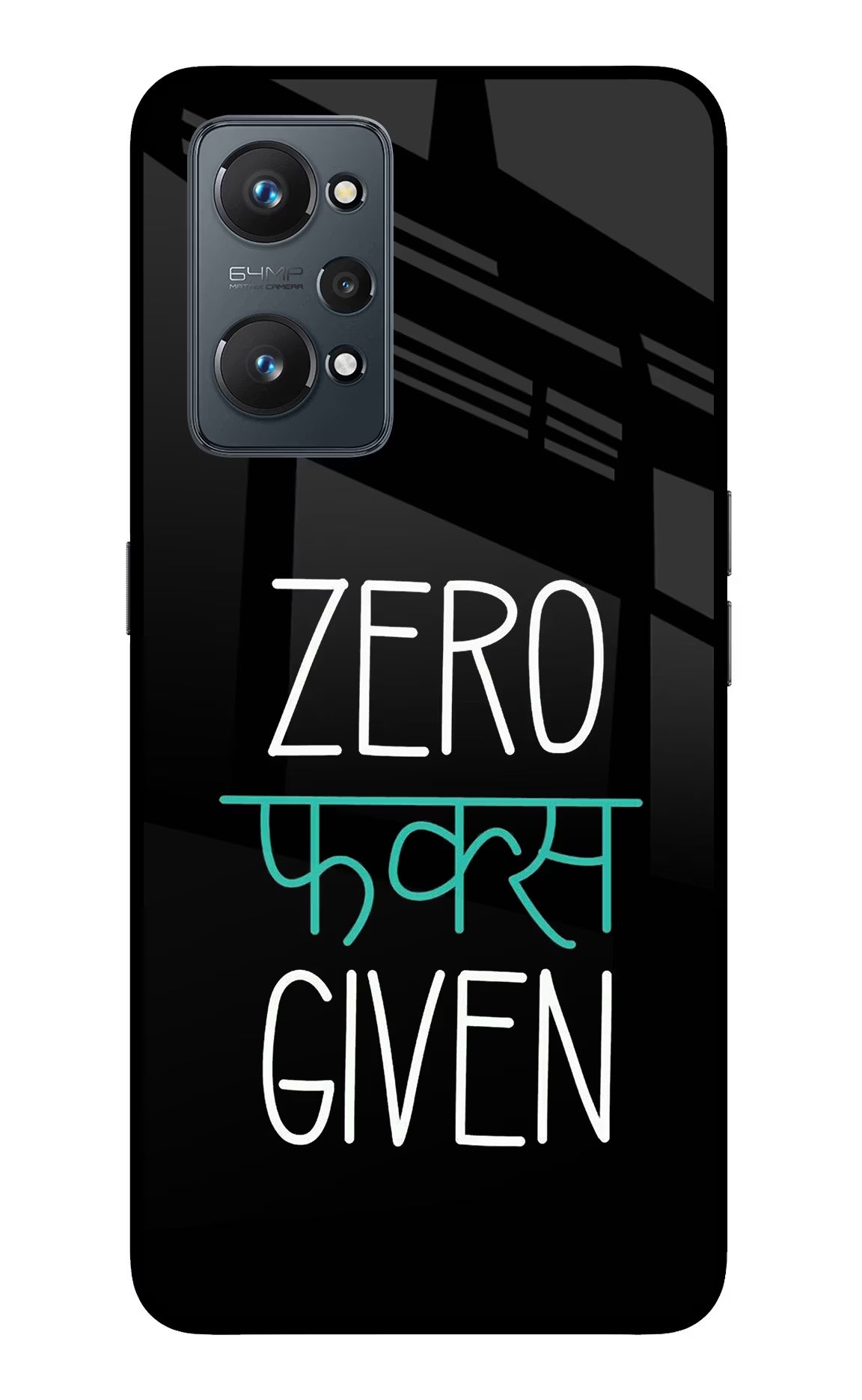 Zero Fucks Given Realme GT 2 5G Glass Case