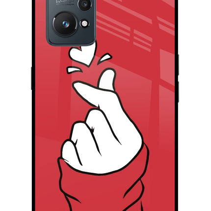 Korean Love Sign Realme GT 2 5G Glass Case