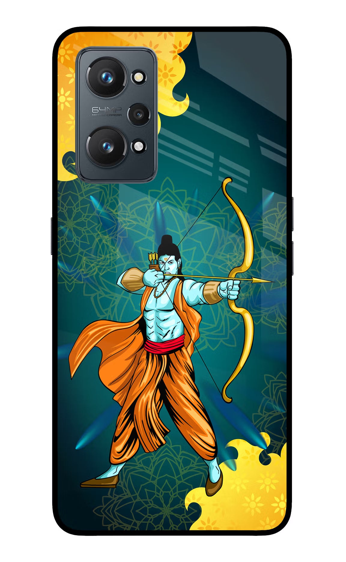 Lord Ram - 6 Realme GT 2 5G Glass Case Back Cover by Casekaro