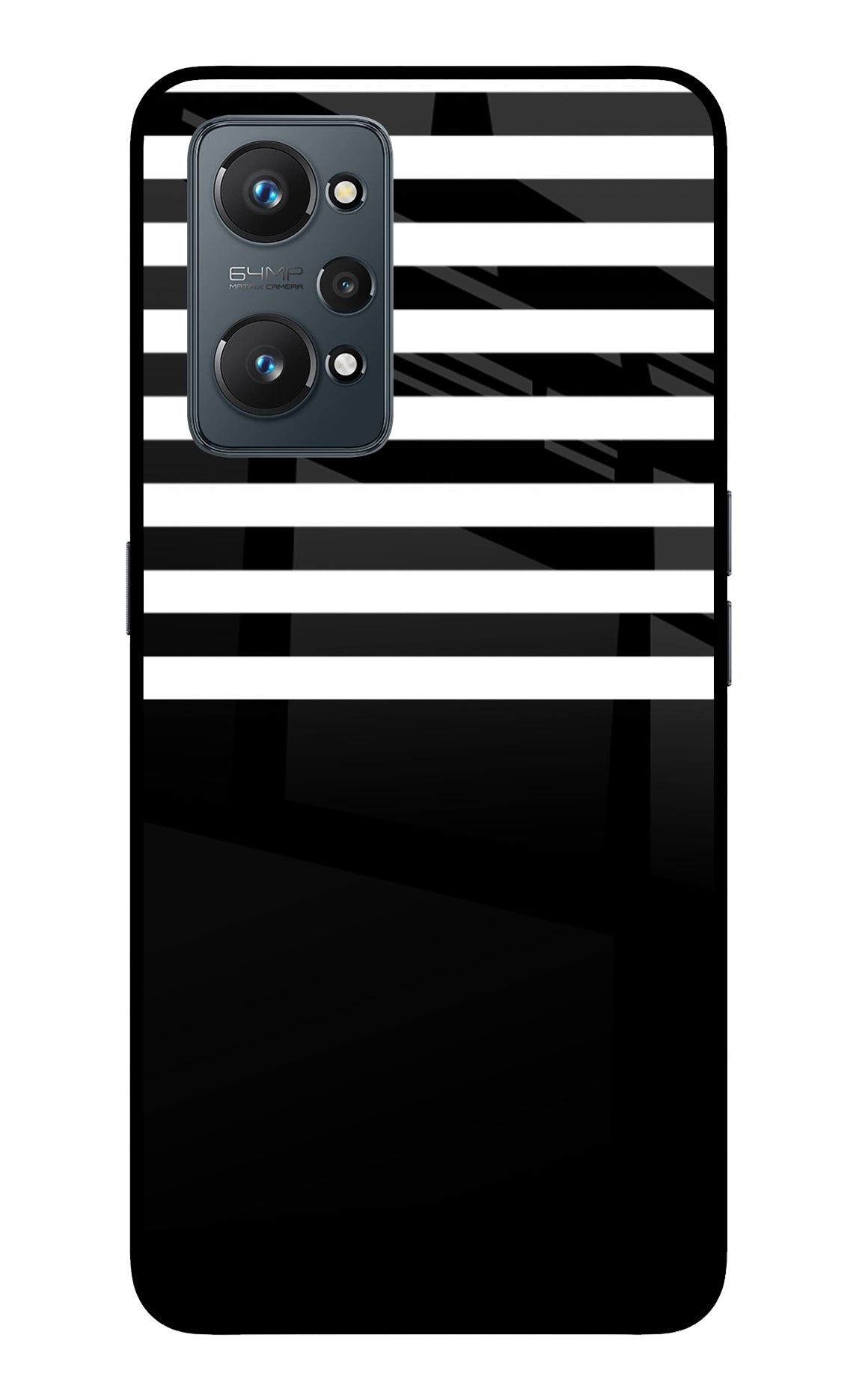 Black and White Print Realme GT 2 5G Back Cover