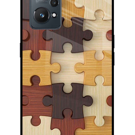 Wooden Puzzle Realme GT 2 5G Glass Case