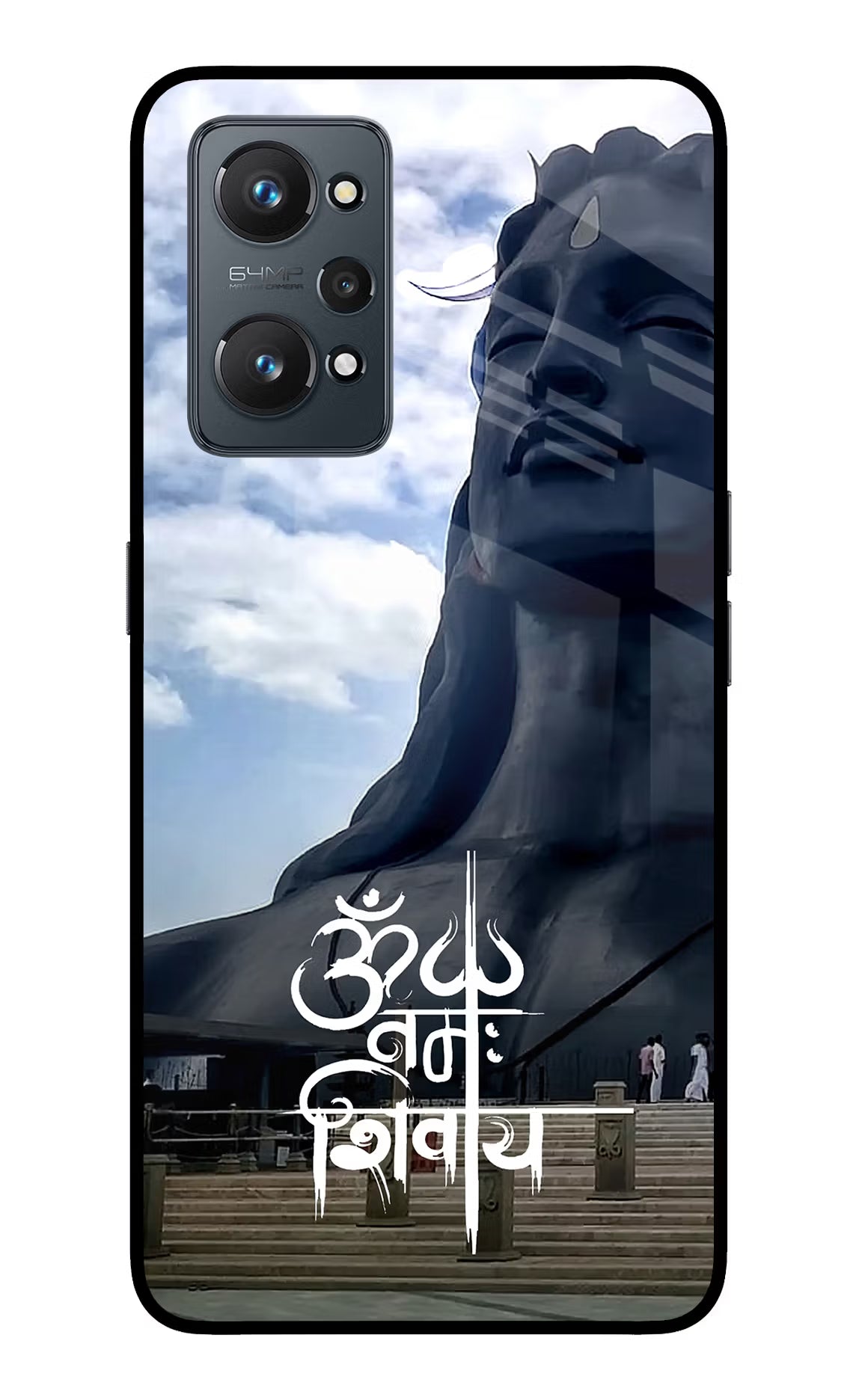 Om Namah Shivay Realme GT 2 5G Glass Case Back Cover by Casekaro