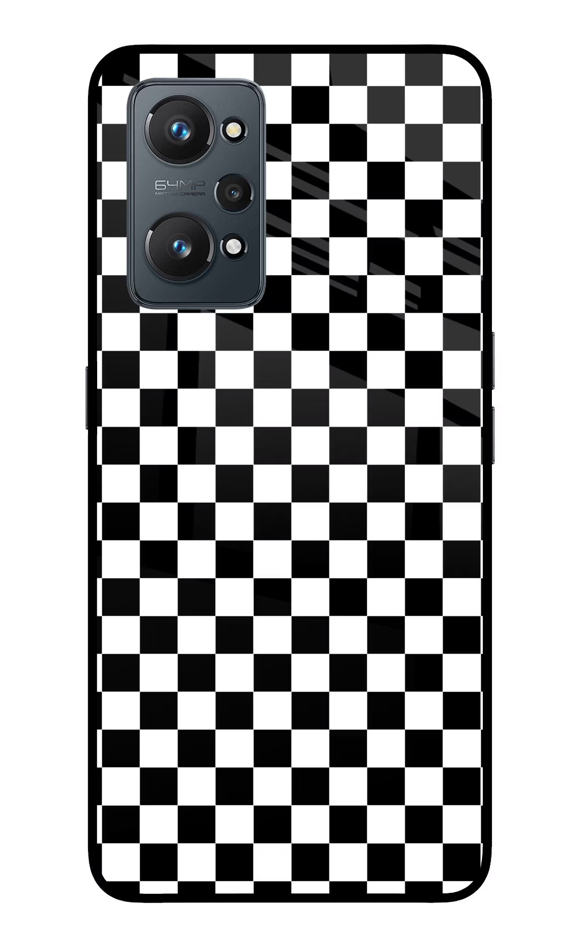 Chess Board Realme GT 2 5G Glass Case Back Cover by Casekaro
