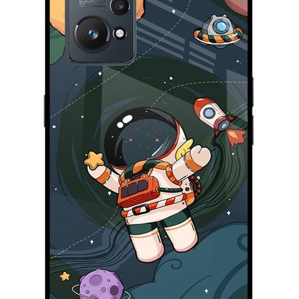 Cartoon Astronaut Realme GT 2 5G Glass Case