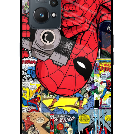 Spider Man Realme GT 2 5G Glass Case Back Cover by Casekaro