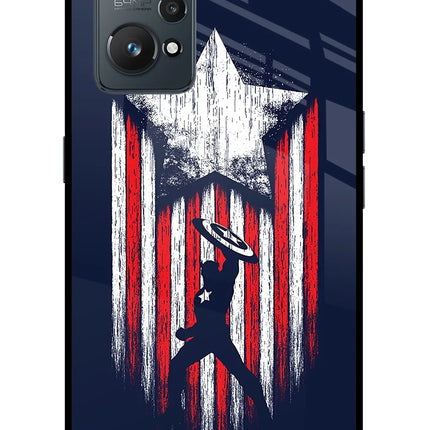 Captain America Marvel Art Realme GT 2 5G Glass Case