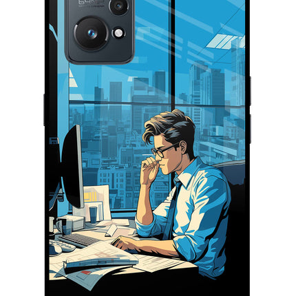 Focused Hustler (AI Generated) Realme GT 2 5G Glass Case