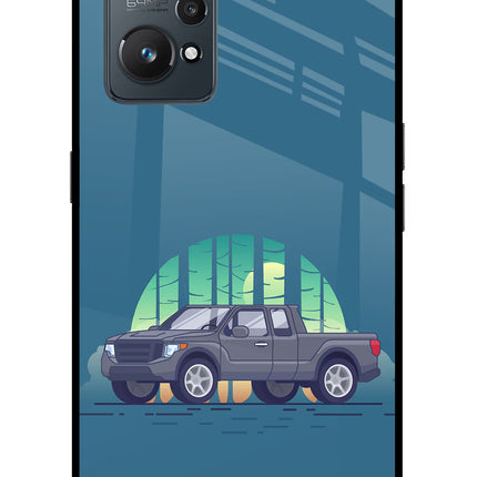Retro Garage Vibe Realme GT 2 5G Glass Case