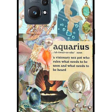 Aquarius Zodiac Realme GT 2 5G Glass Case