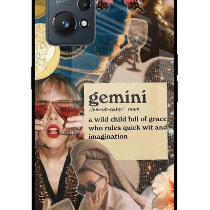 Gemini Zodiac Realme GT 2 5G Glass Case