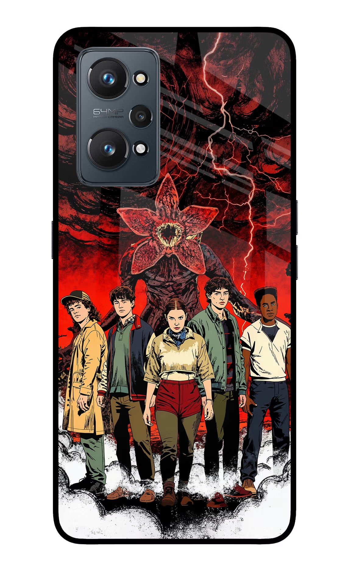 Ordinary Things Characters Realme GT 2 5G Glass Case Back Cover by Casekaro