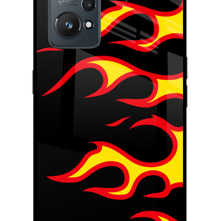 Side Sweep Flames Realme GT 2 5G Glass Case