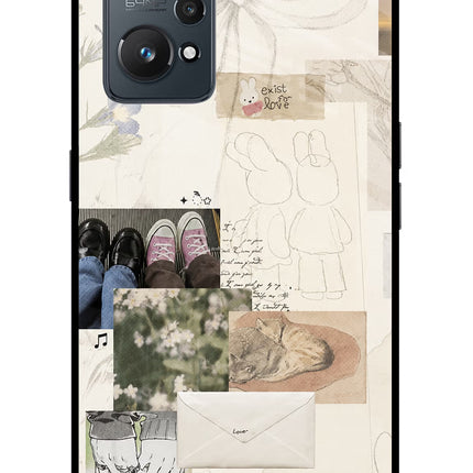 Soft Aesthetic Realme GT 2 5G Glass Case