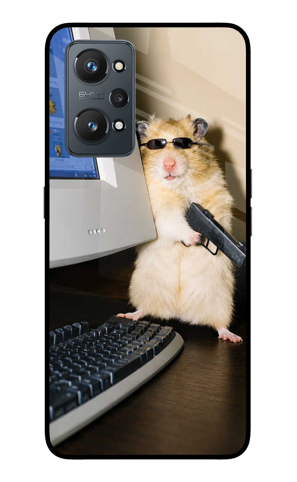 Hacker Hamster Realme GT 2 5G Glass Case