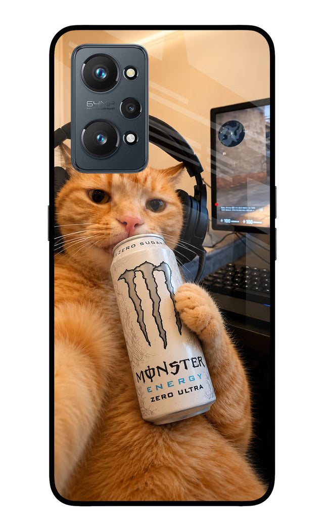 Gamer Cat Energy Realme GT 2 5G Glass Case
