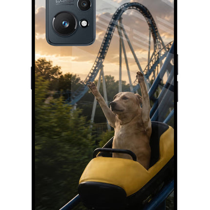 Rollercoaster Dog Realme GT 2 5G Glass Case