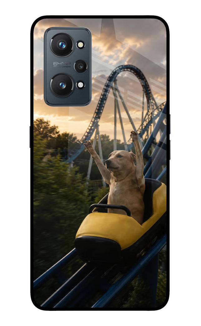 Rollercoaster Dog Realme GT 2 5G Glass Case