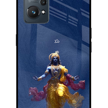 Cosmic Krishna Realme GT 2 5G Glass Case Back Cover by Casekaro
