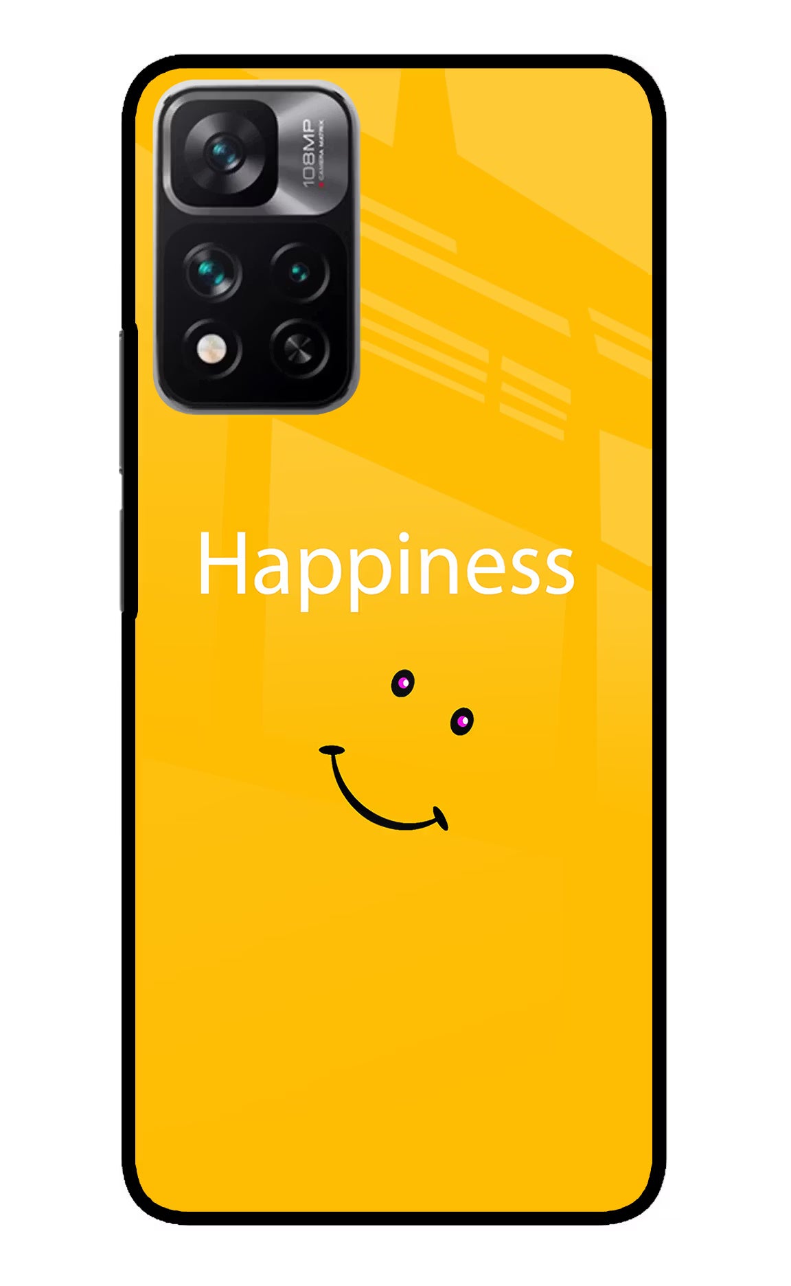 Happiness With Smiley Mi 11i 5G/11i 5G Hypercharge Glass Case