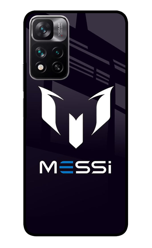 Messi Logo Mi 11i 5G/11i 5G Hypercharge Glass Case