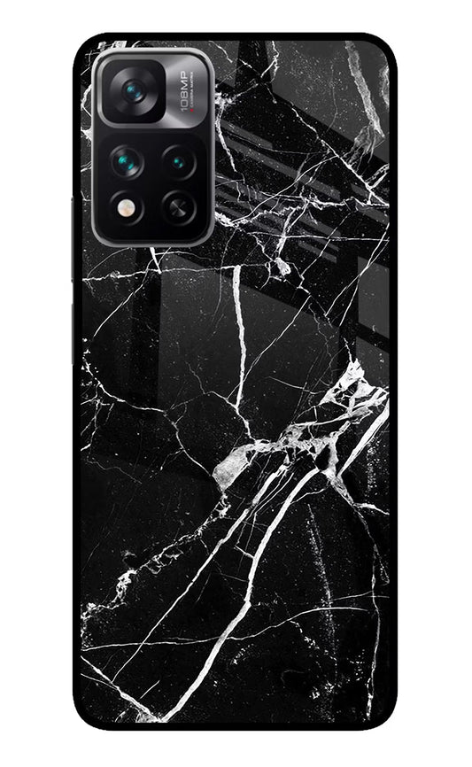 Black Marble Pattern Mi 11i 5G/11i 5G Hypercharge Glass Case