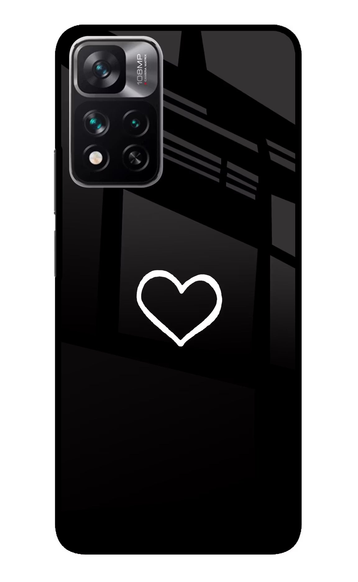 Heart Mi 11i 5G/11i 5G Hypercharge Glass Case