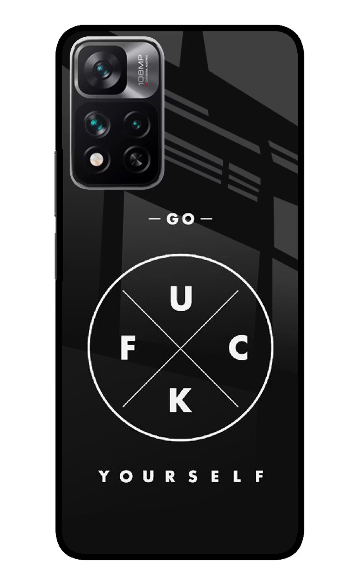 Go Fuck Yourself Mi 11i 5G/11i 5G Hypercharge Glass Case