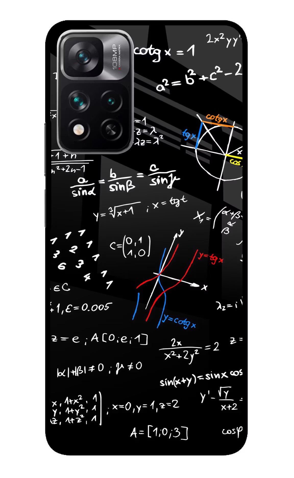 Mathematics Formula Mi 11i 5G/11i 5G Hypercharge Glass Case