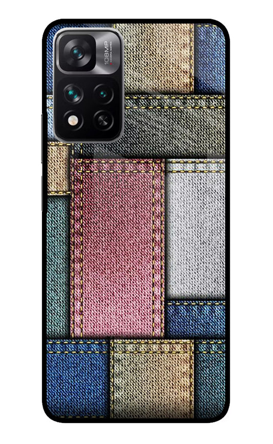Multicolor Jeans Mi 11i 5G/11i 5G Hypercharge Glass Case