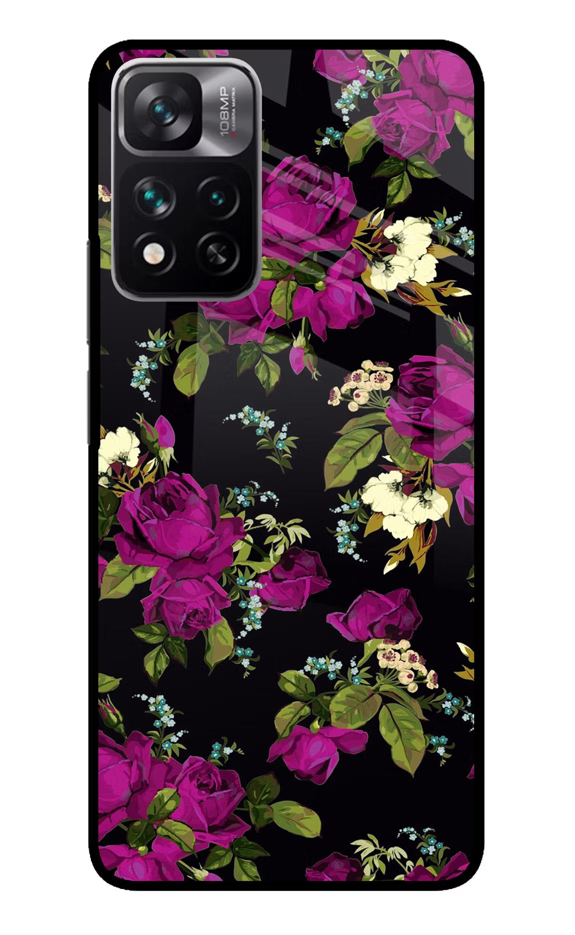 Flowers Mi 11i 5G/11i 5G Hypercharge Glass Case