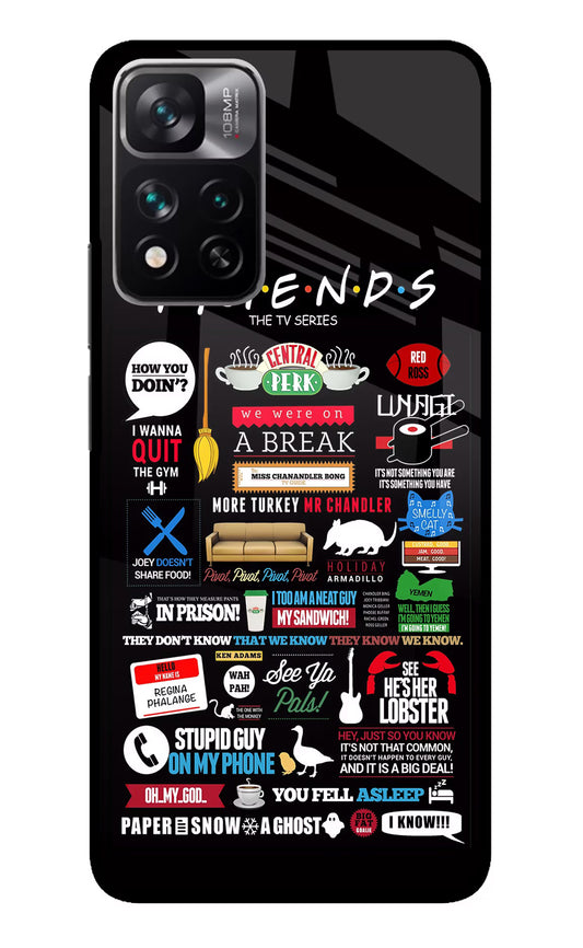 FRIENDS Mi 11i 5G/11i 5G Hypercharge Glass Case