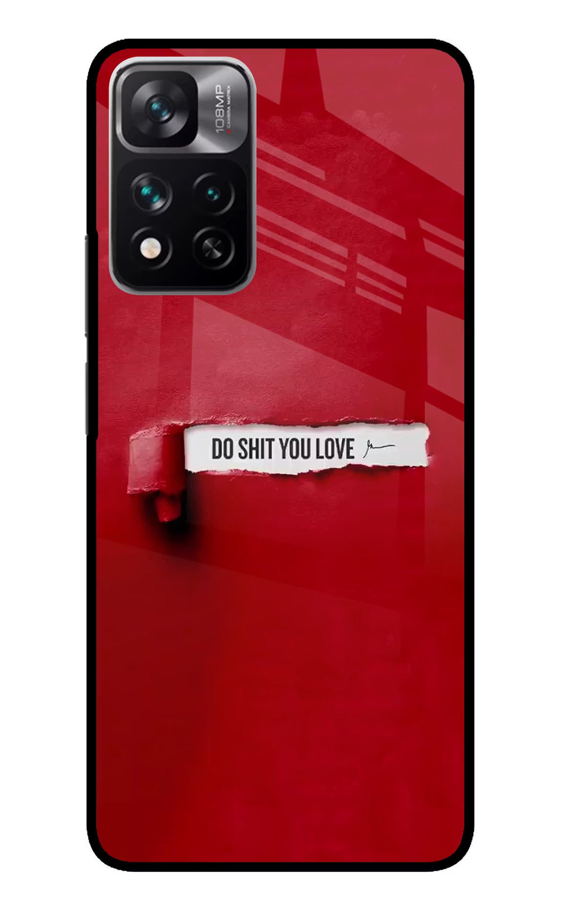 Do Shit You Love Mi 11i 5G/11i 5G Hypercharge Glass Case