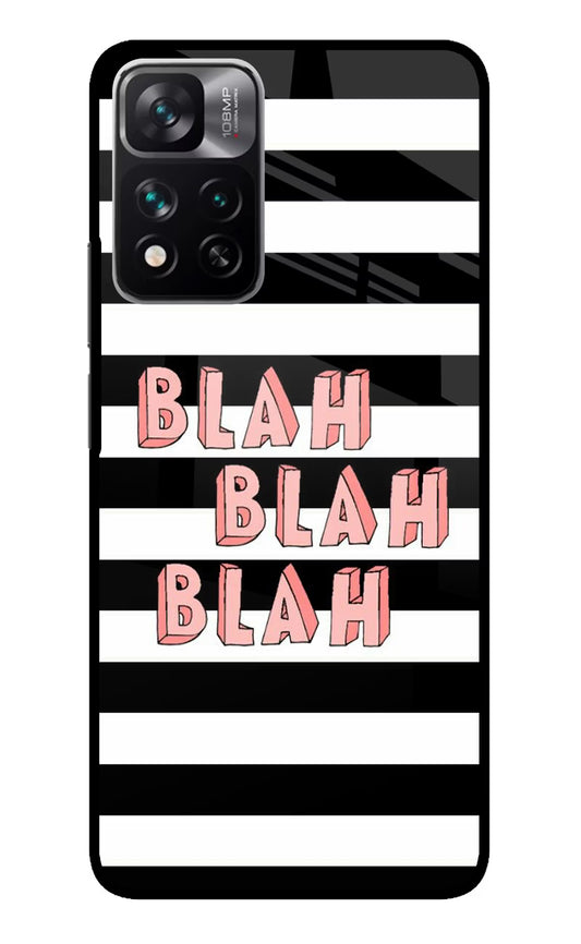 Blah Blah Blah Mi 11i 5G/11i 5G Hypercharge Glass Case