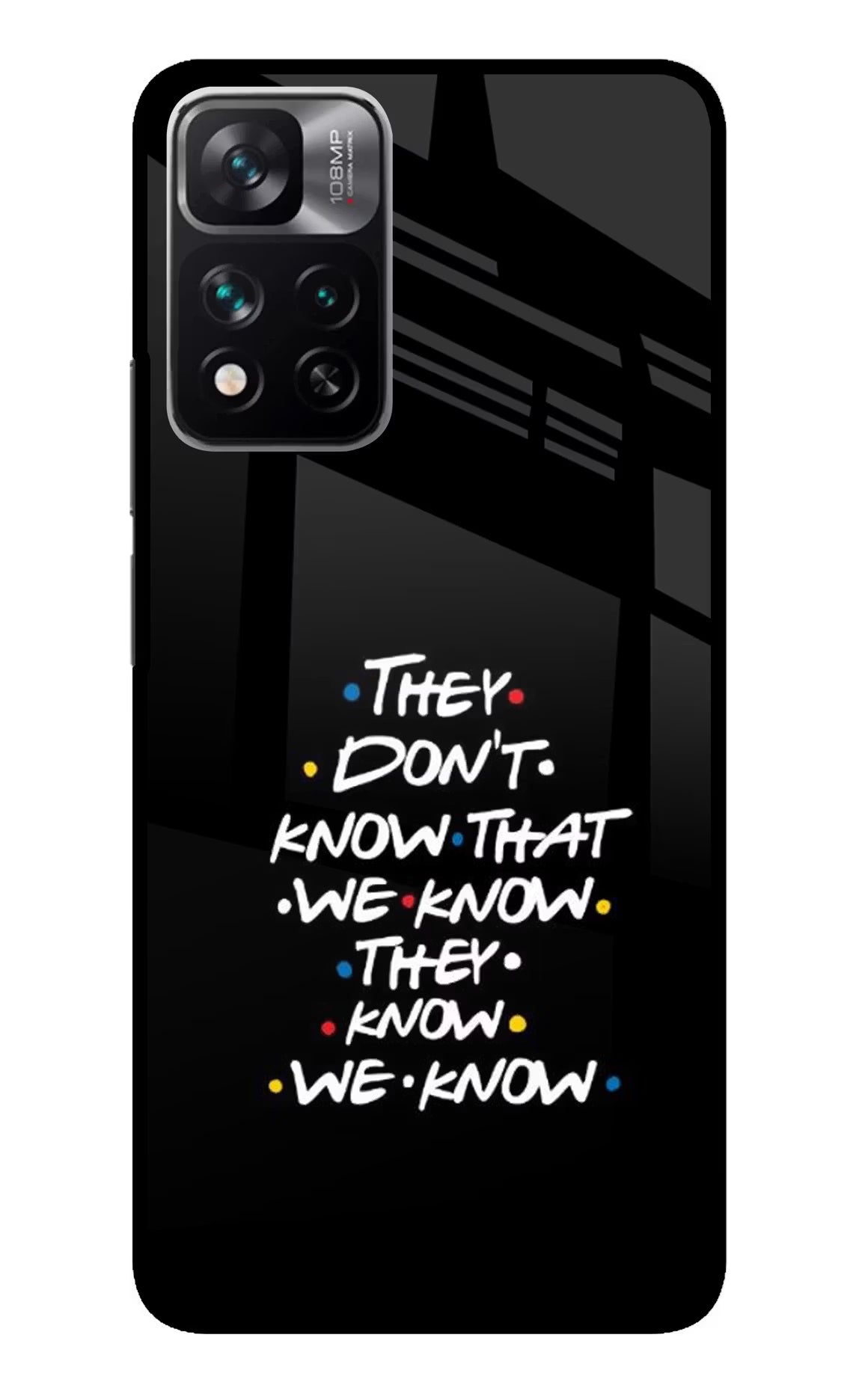 FRIENDS Dialogue Mi 11i 5G/11i 5G Hypercharge Glass Case