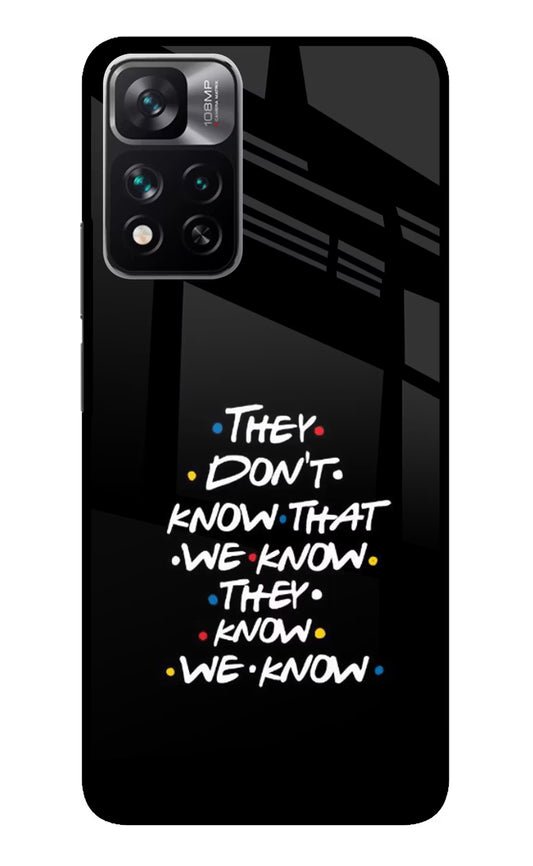 FRIENDS Dialogue Mi 11i 5G/11i 5G Hypercharge Glass Case