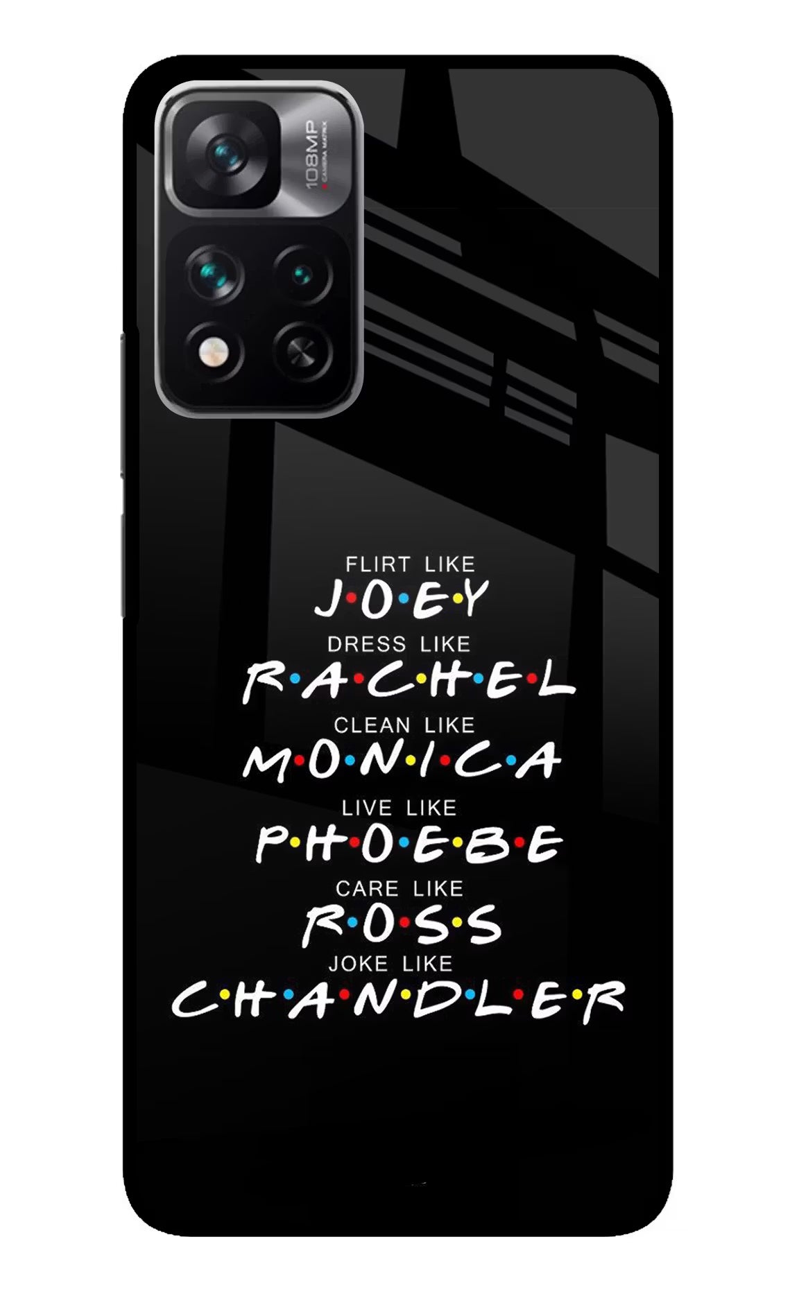 FRIENDS Character Mi 11i 5G/11i 5G Hypercharge Glass Case