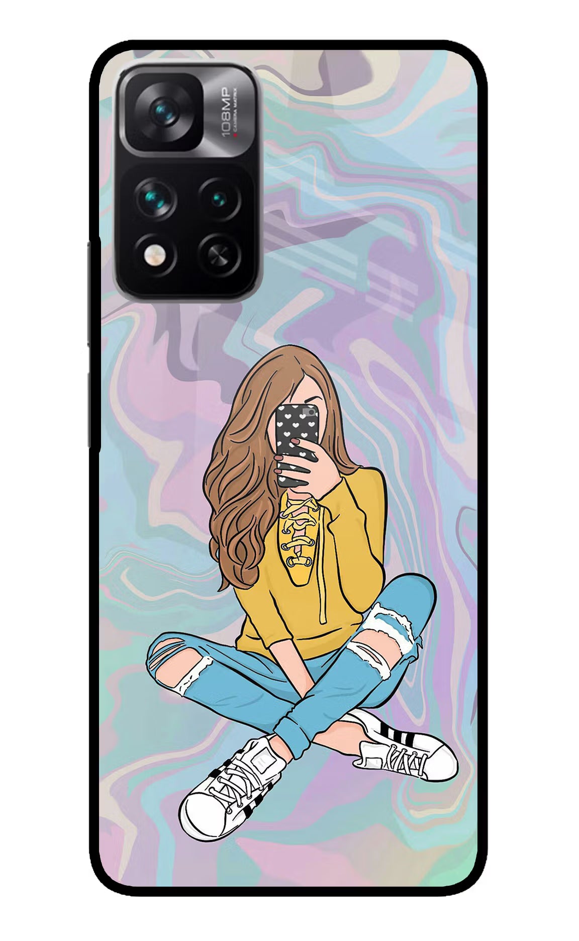 Selfie Girl Mi 11i 5G/11i 5G Hypercharge Glass Case
