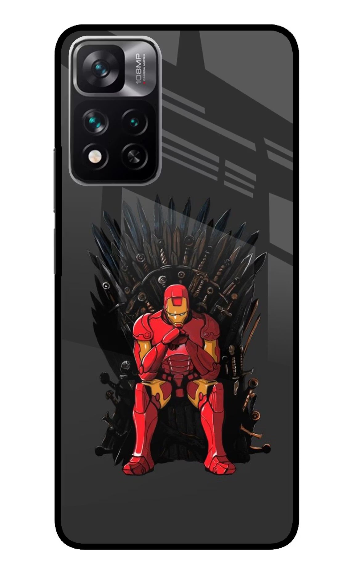 Ironman Throne Mi 11i 5G/11i 5G Hypercharge Glass Case