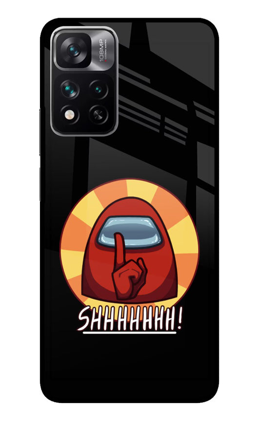 Among Us Shhh! Mi 11i 5G/11i 5G Hypercharge Glass Case