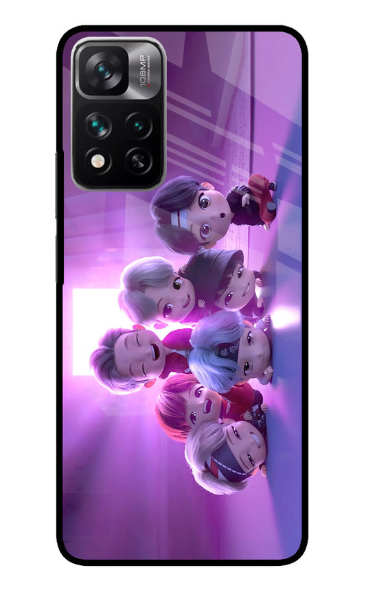 BTS Chibi Mi 11i 5G/11i 5G Hypercharge Glass Case