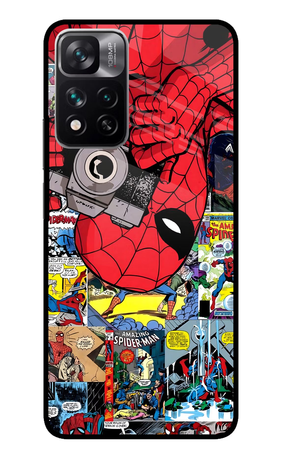 Spider Man Mi 11i 5G/11i 5G Hypercharge Glass Case